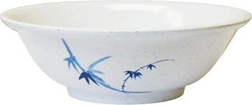 Thunder Group Blue bamboo melamine dinnerware collection 96 oz, 11" rimless bowl, comes in dozen