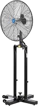 Continental Dynamics 24" Foldable Mobile Pedestal Fan, 10,000 CFM, 1/4 HP, 120V