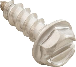 Aquastar ChemStar CH1036 Inline Tab Feeder #8 x 1/2" Slot Lock Screw Hex Head