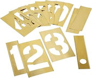 C.H. Hanson 10-inch 13 Piece Stencil Numbers by CH Hanson – One Size, Blend, Multi, Pack of 13, Model 10161