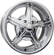 Billet Specialties Wheel, Speedway, 20 x 8.5 in, 5.500 in Backspace, 5 x 4.75 in Bolt Pattern, Aluminum, Polished, Each