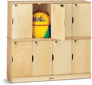 Jonti-Craft Stacking Lockable Lockers, Double Stack