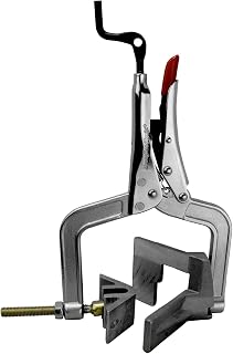 Strong Hand Tools JointMaster, 90 Degree, Angle Clamping Tool, Throat Depth: 3", Max Capacity: 1-1/4", OAL: 8-1/2", Single Hand T-Joint Clamp Tool, PL634