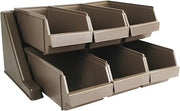Winco OGZ-6 Organizer Set Brown, Medium