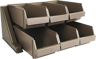 Winco OGZ-6 Organizer Set Brown, Medium
