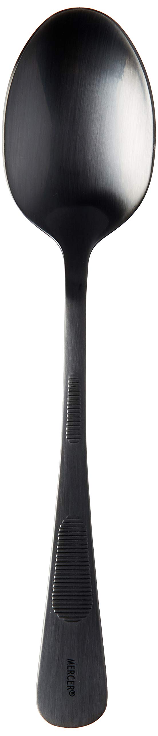 Mercer Culinary Solid Bowl - 7 7/8" / Black / 7-7/8" Soup Spoons