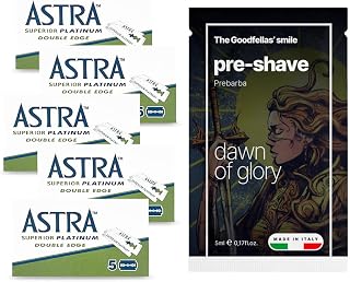 The Goodfellas' smile 25 Astra Platinum Razor Blades + 1 The Goodfellas Smile Vorbeard Dawn of Glory