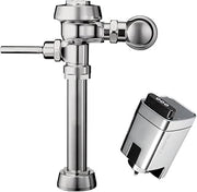 Royal 111 Water Closet Flushometer, 3910168 & Sloan EBV-500-A Retrofit, 3325500 Bundle - Fixture Connection Top Spud, 1.28 GPF Flush Valve, Exposed Side Mount Sensor, 72 Hour Sentinel Flush