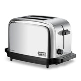 2-Slot Toaster by Waring – 2-Compartment, Chrome, Silver, Model WCT702
