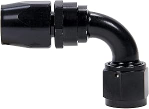 Allstar Performance Hose End 90 Degree -10 Black