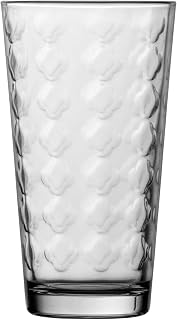 Fortessa Ornamento Mixing Everyday Glass, Gothico Clear, 16.5 Ounce, Set of 12