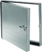 Hinged Duct Access Door, Galvanized Steel, 12x12