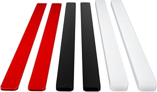 Fat Daddio's Fondant & Dough Leveler Set, 13.75 x 0.75 Inch, White, Black, Red