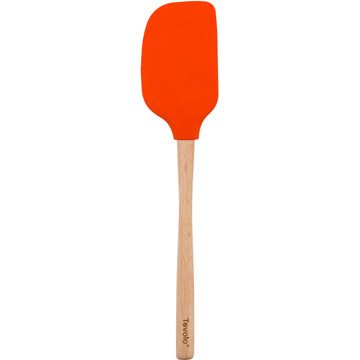 Flex-Core Wood Handled Jumbo Spatula - Orange Peel by Tovolo – Medium, Silicone, Orange Peel, Model 81-16156