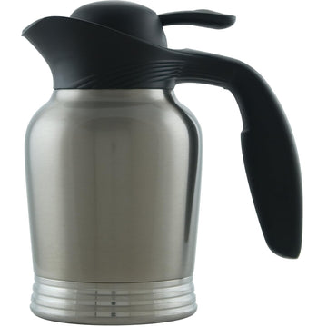 Ergoserv Carafe by Service Ideas – 20 Ounces, 20.0 fluid_ounces, Stainless Steel, Brushed, Model 10-00006-000