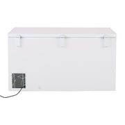 Commercial Chest Freezer with Solid Top 60.2 Inch Wide with Locking Lid by MAXX Cold – 15.9 Cubic Feet, 450.0 liters, White, Model MXSH15.9SHC