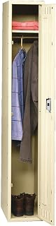 Tennsco Wardrobe Locker, Sand, 24inWx24in.Dx72in.H
