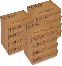 Bagcraft Papercon 016008 EcoCraft Interfolded Dry Wax Deli Paper, 10-3/4" Length x 8" Width, NK8 Natural (12 Packs of 500)