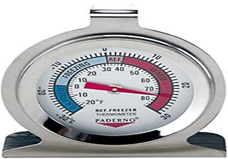 PADERNO World Cuisine Stainless Steel Refrigerator/Freezer Thermometer