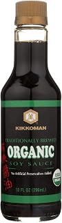 Kikkoman Organic Naturally Brewed Soy Sauce, 10 Ounce