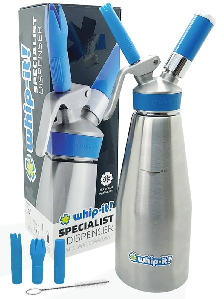 1/2 L Specialist by Whip-It! – 1/2 Liter, Stainless-Steel, Stainless Steel, Model SSPLUS-71