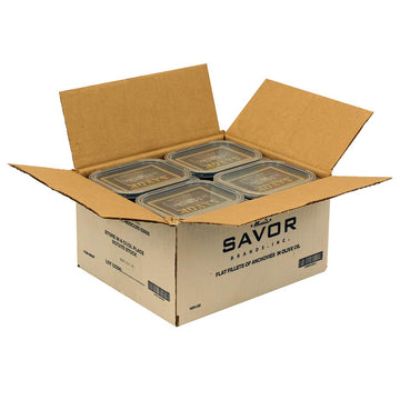Savor Flat Fillets Anchovies in Olive Oil by Savor Imports – Commercial Grade