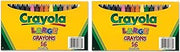 Crayola Large Crayons, Classic Colors, 16 Count (Pack of 2)