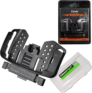 Fenix ALG-04 V2 NVG Helmet Mount Headlamp Clip with EdisonBright Acc case