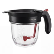 SimCoker Gravy Separator, Bottom Release Design, 4 Cup Black