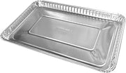 Handi-Foil 11" x 7" Shallow Oblong Aluminum Danish/Cake Pan 3/4" Deep - HFA # 310 (Pack of 200)