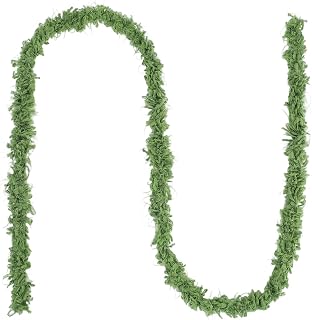 Moss Garland, 360cm Realistic Hangable Bendable Garland, Fake Moss Decor | Moss Garland, 360cm Realistic Hangable Bendable Vine Solution, Natural Greenery Decor, Daily Home Garden Event Accent