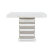 D2507 BAR Table by Global Furniture USA – Engineered Wood, White-beige, Model AMZ-D2507BT