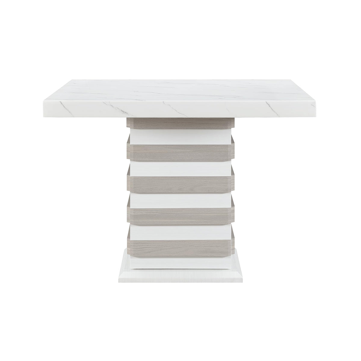 D2507 BAR Table by Global Furniture USA – Engineered Wood, White-beige, Model AMZ-D2507BT