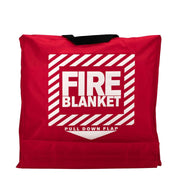 Industrial Wool Fire Blanket by First Aid Only – 16" x 3" x 16", Wool, Black, Model 21-650