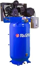 Global Industrial Two Stage Piston Air Compressor, 7.5 HP, 80 Gal., 1 Phase, 230V