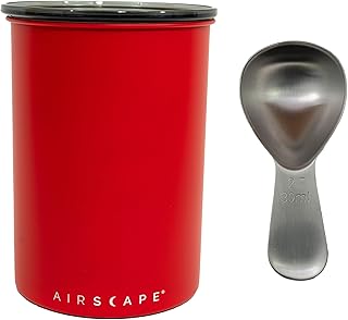 Planetary Design Airscape Stainless Steel Coffee Canister & Scoop Bundle - Food Storage
