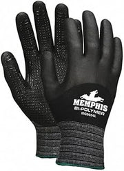 MCR Safety MG9694M Work Gloves, Medium, Black, 1-Pair