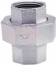 Anvil International 0813508611 Class 150 Galvanized Imported Malleable Iron Union, 1"