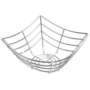 8" Square Chrome Space/Time Continuum Web Basket by American Metalcraft – 8-Inch, Chrome, Silver, Model SCB480