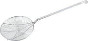 Winco Round Spiral Skimmer, 7-Inch, Nickel