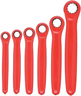 Wiha Tools Insulatd Box Wrench Set, 3/8" to 3/4", 6pc