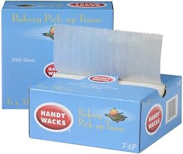 6X10.75 Interfolded Wax Bakery Tissue - 10 case - 1000 Count