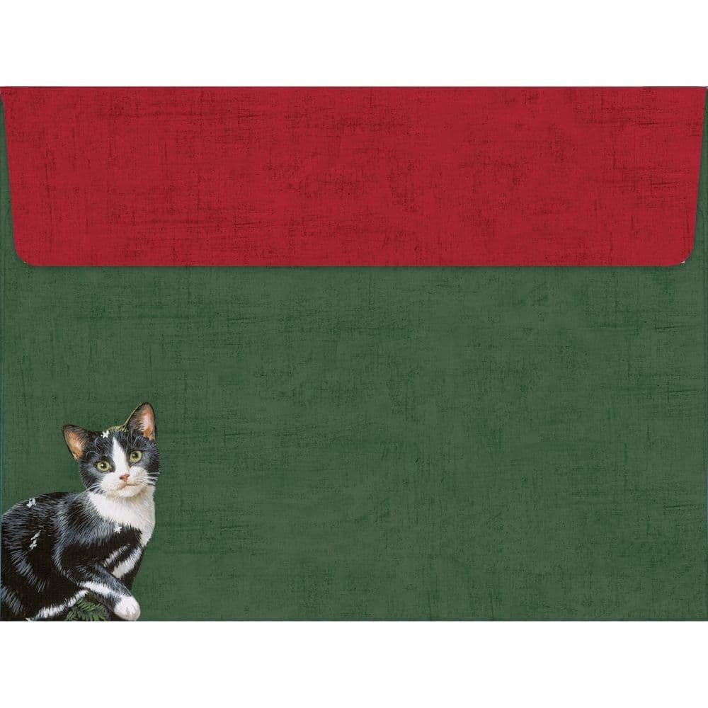 Kitten Christmas by Persis Clayton-Weirs Classic Cards by Lang – 127 mm x 165.1 mm, Paper, Multi, Pack of 12, Model 2004062
