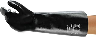 Ansell AlphaTec 09-928 Chemical Protection Gloves - Size 10, Black (Case of 36)