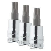 GEARWRENCH 1.85 in (Pack of 3) / Black / Tamper-Proof Torx Bit Star Drive