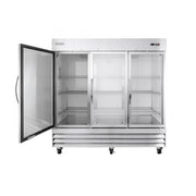 80 4/5" Three Section Reach In Refrigerator by MOTAK – 83.46x35.04x83.46, In Description, Check Images, Model MSD-3DR-BAL-80-G-X