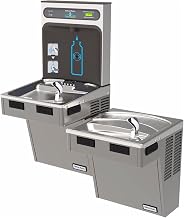 Bi-Level HydroBoost Water Refilling Station W/Filter, Light Gray, HTHB-HAC8BLPV-WF