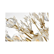 Vera 38 Light Pendant by Lighting Design – Metal, Clear, Model 2550D42SG