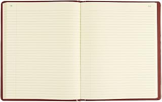 Rediform National Brand Red Vinyl Series Journal, 1-Subject, Medium/College Rule, Red Cover, (300) 10 x 7.75 Sheets