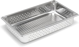 SuperPanV S/S Full Size x 4" D Perforated Steam Table Pan